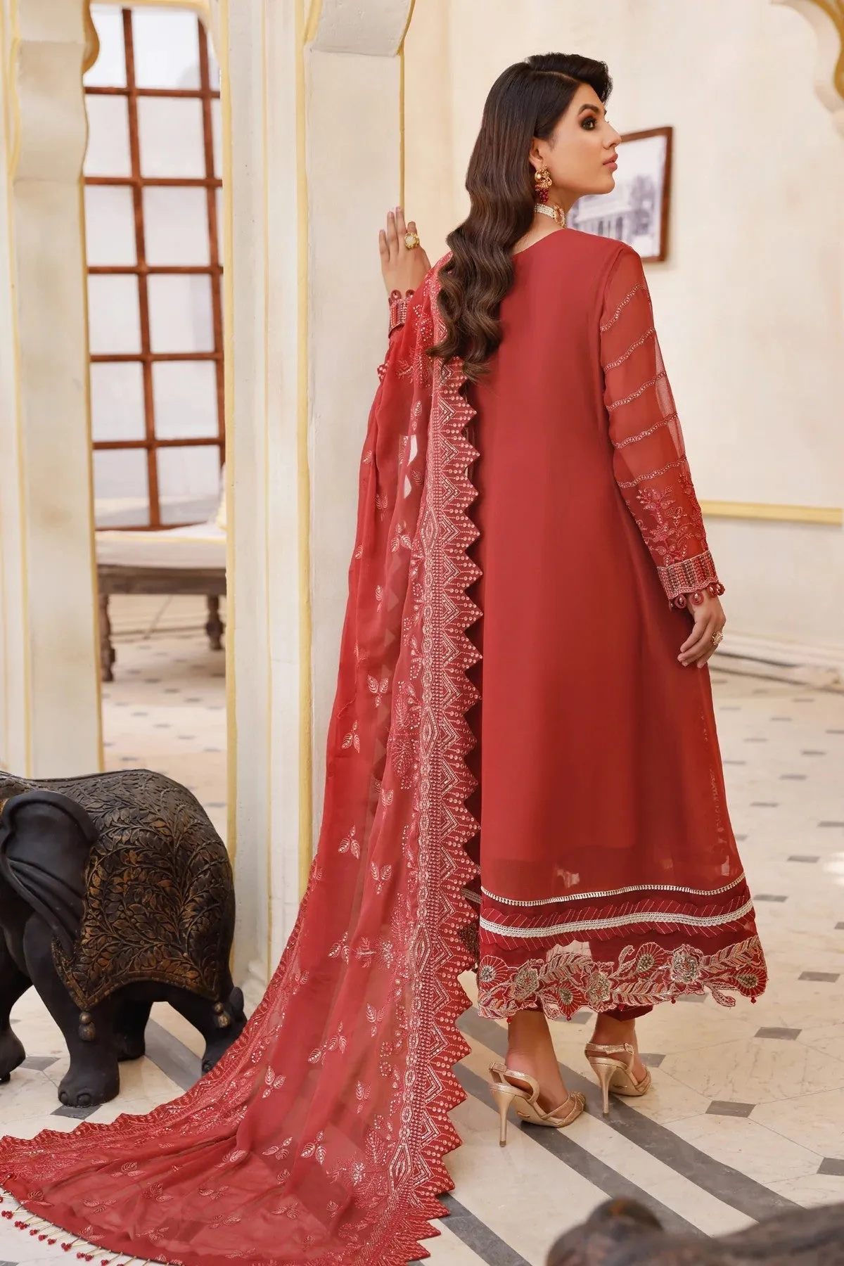 04 Dehleez Pareesia Embroidered Chiffon Collection