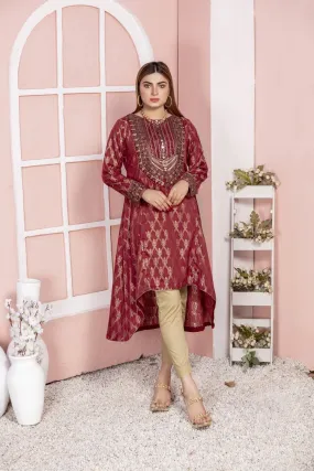 1-PC Stitched Jacquard Kurti