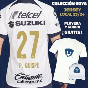 27 Piero Quispe - Colección Goya Hombre - Jersey Local   Playera y Gorra de Regalo