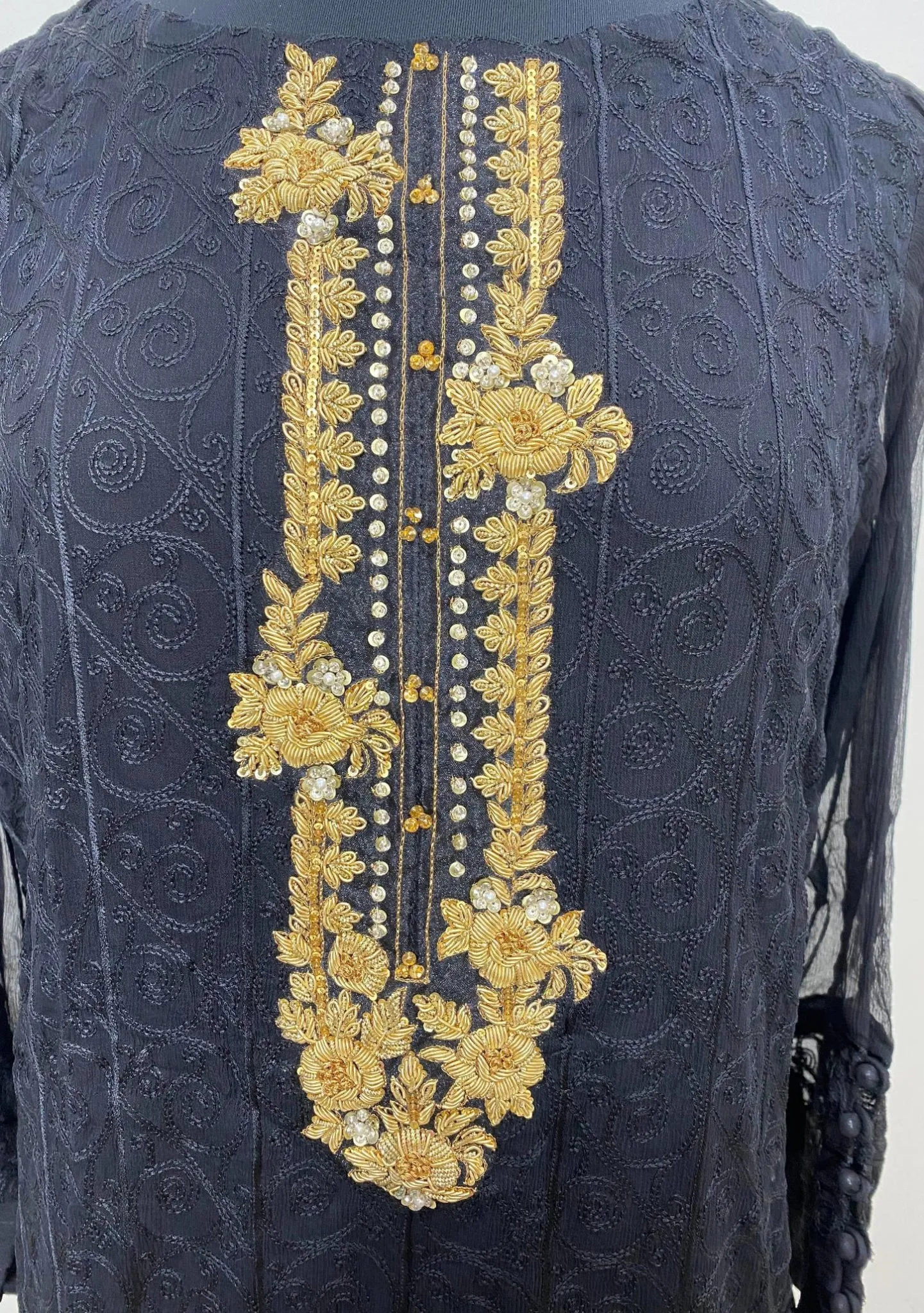 Agha Noor Designer Embroidered Pakistani Kurti