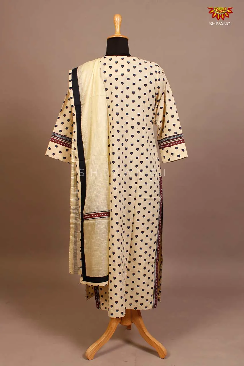 Ajrak Block Print Kurti For Women - AS1604