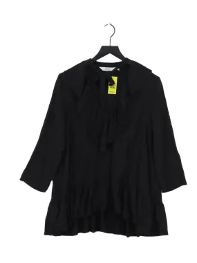 & Other Stories Women's Blouse UK 10 Black 100% Viscose