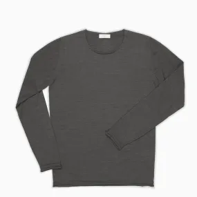 Andreieu crew-neck jumper Superfine Merino Wool (Old Field Melange)