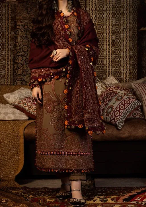 Asim Jofa Kashmiri Taanka Pakistani Raw Silk Dress