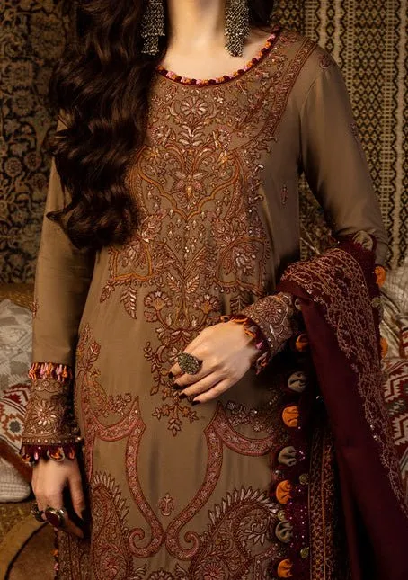 Asim Jofa Kashmiri Taanka Pakistani Raw Silk Dress