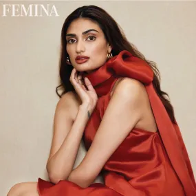 Athiya Shetty in Hoop Earrings