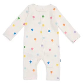 balloon dream organic cotton magnetic coverall