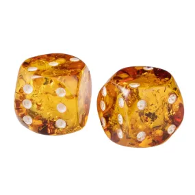 Baltic Amber Gemstone Dice