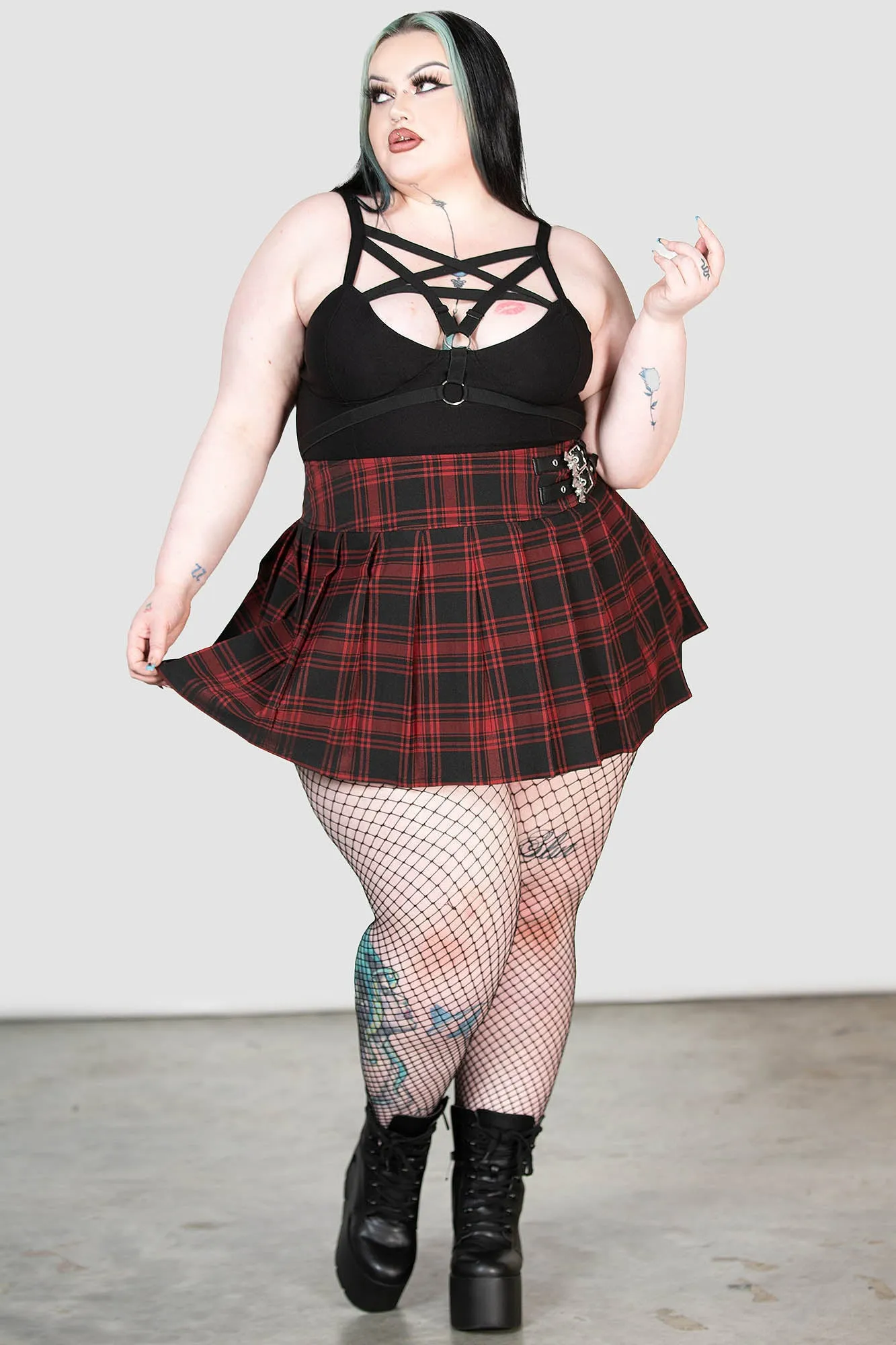 Bat Girl Skirt [TARTAN] [PLUS]