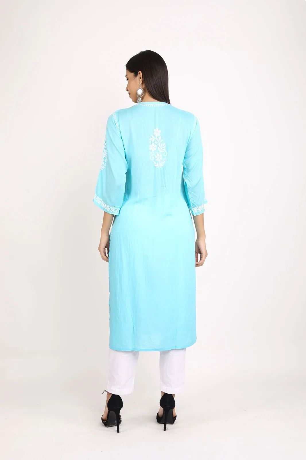 Bela Premium Chikankari Modal Kurti