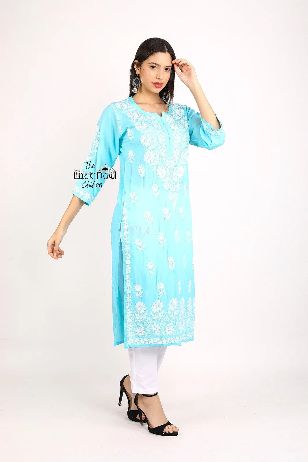 Bela Premium Chikankari Modal Kurti