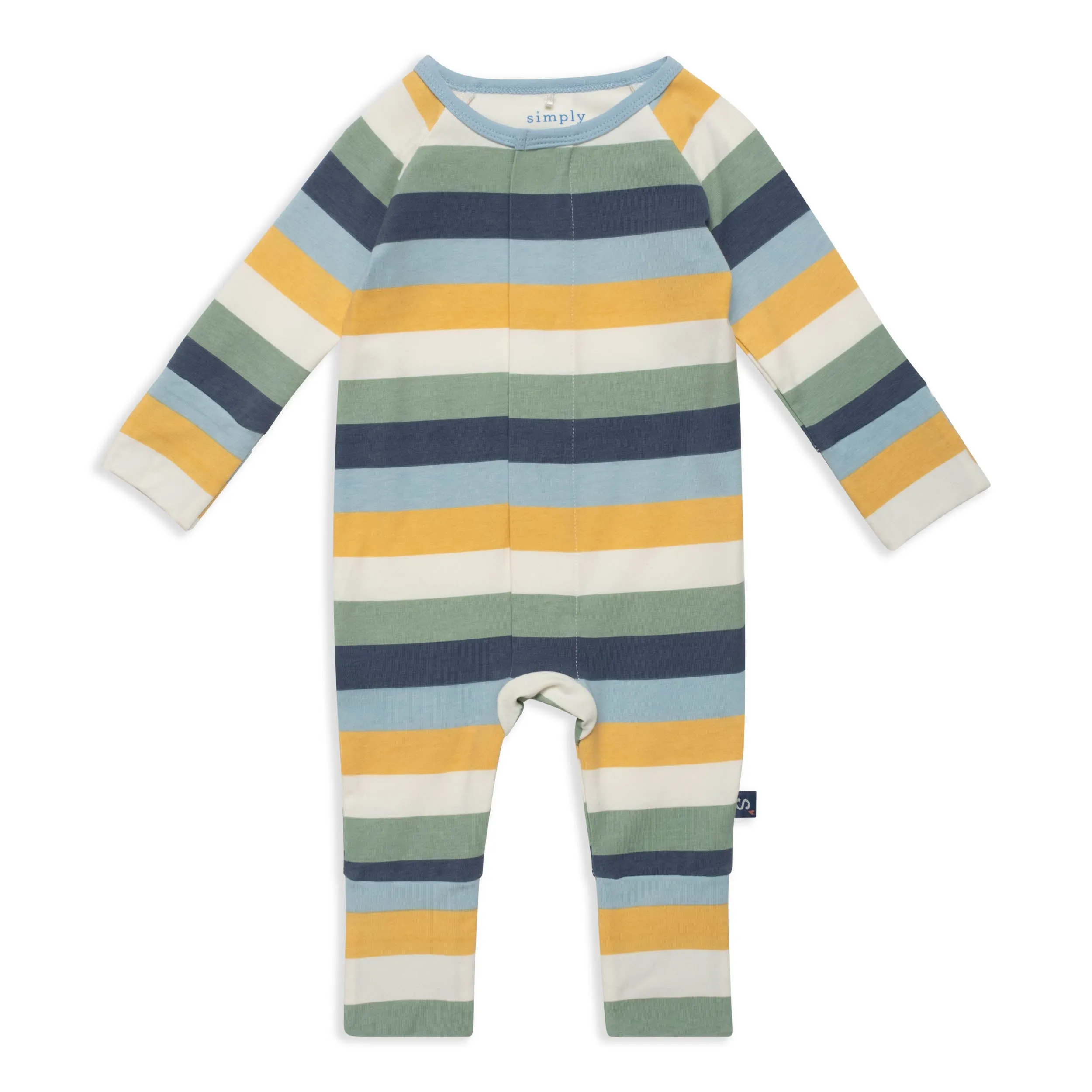 big multi stripe blue cloudstretch™ magnetic coverall