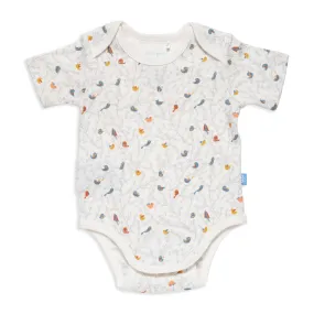 bird song organic cotton magnetic bodysuit