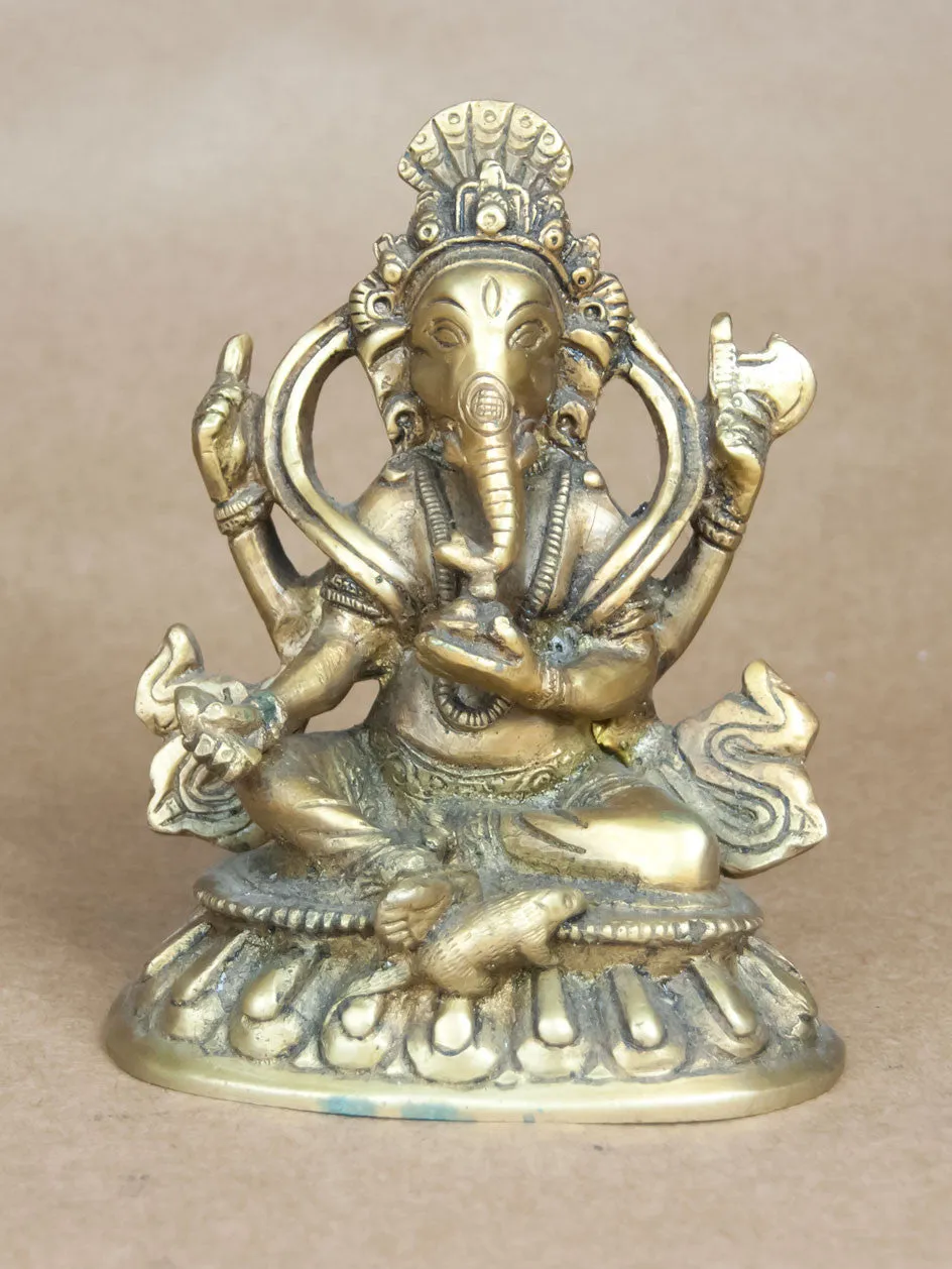 Brass Ganesha Statue