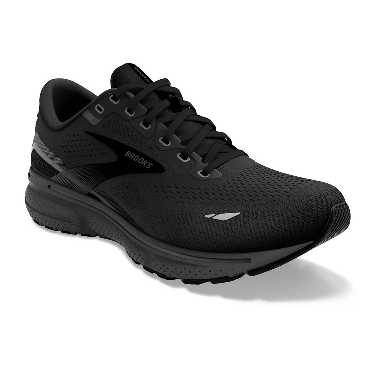 Brooks Ghost 15 Mens | Black/black/ebony