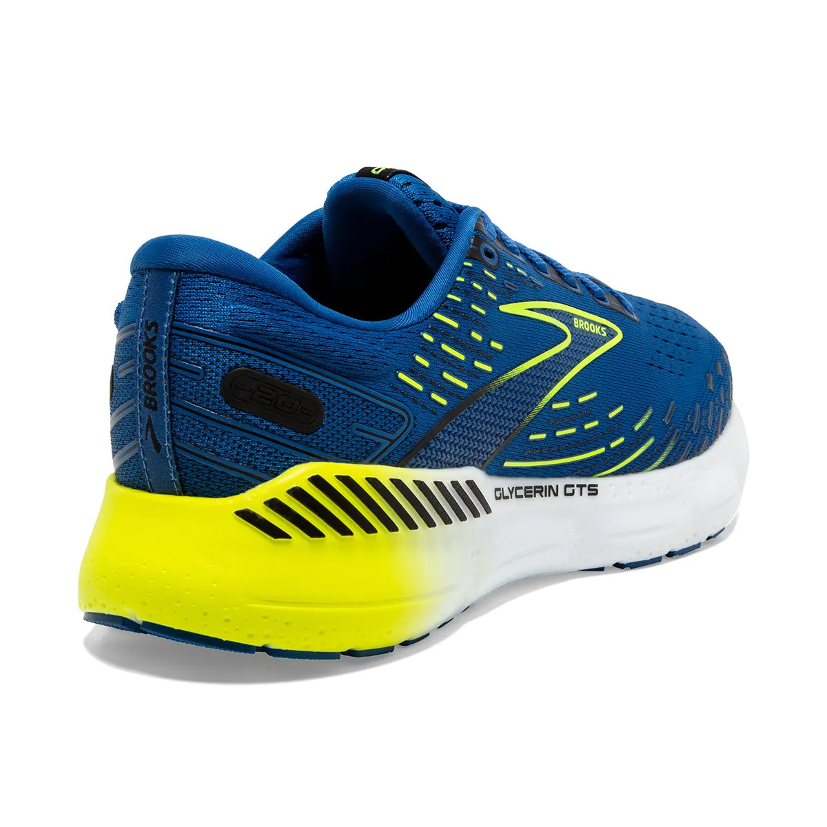 Brooks Glycerin GTS 20 Mens | Blue/nightlife/white