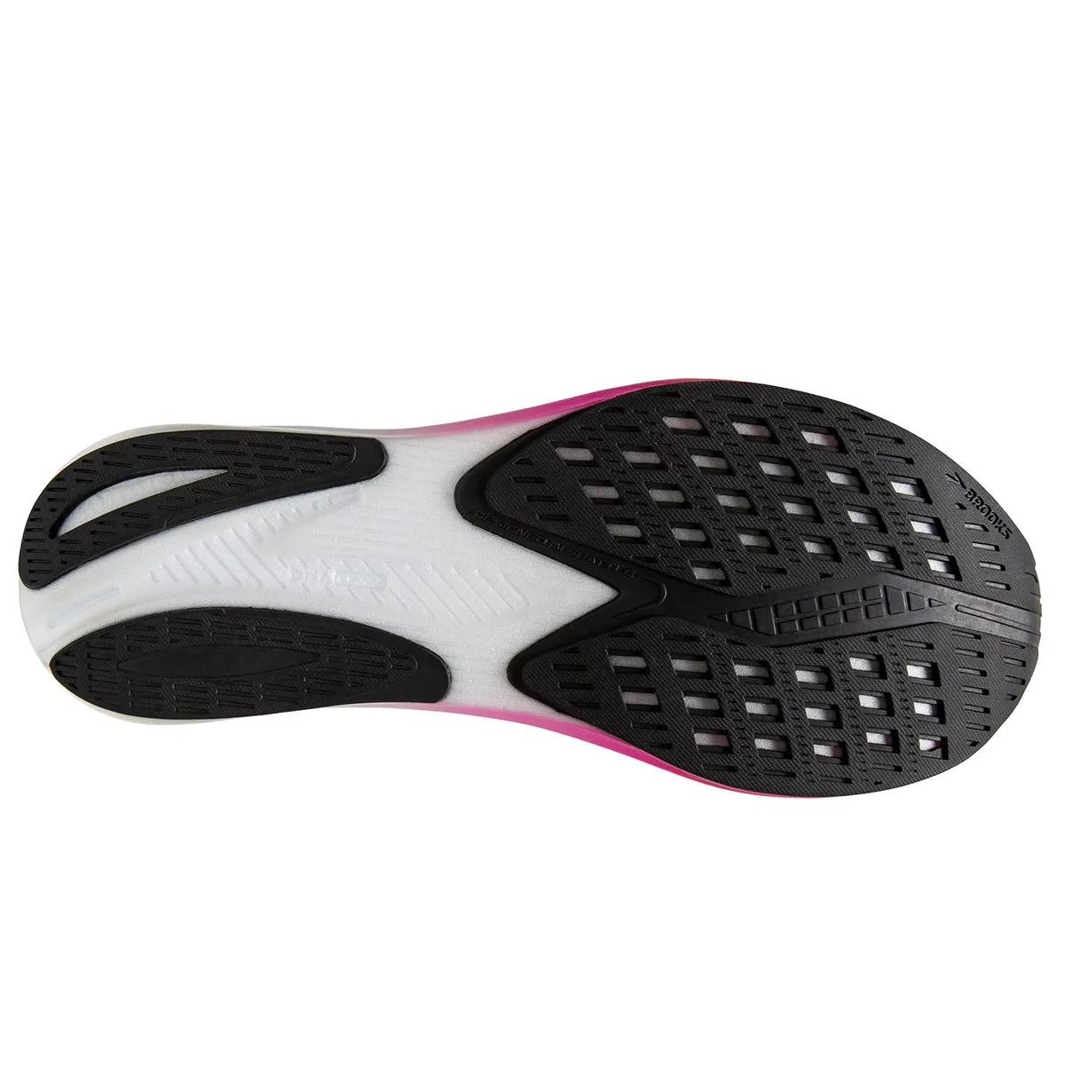 Brooks Hyperion GTS Womens | Pink Glo/green/black