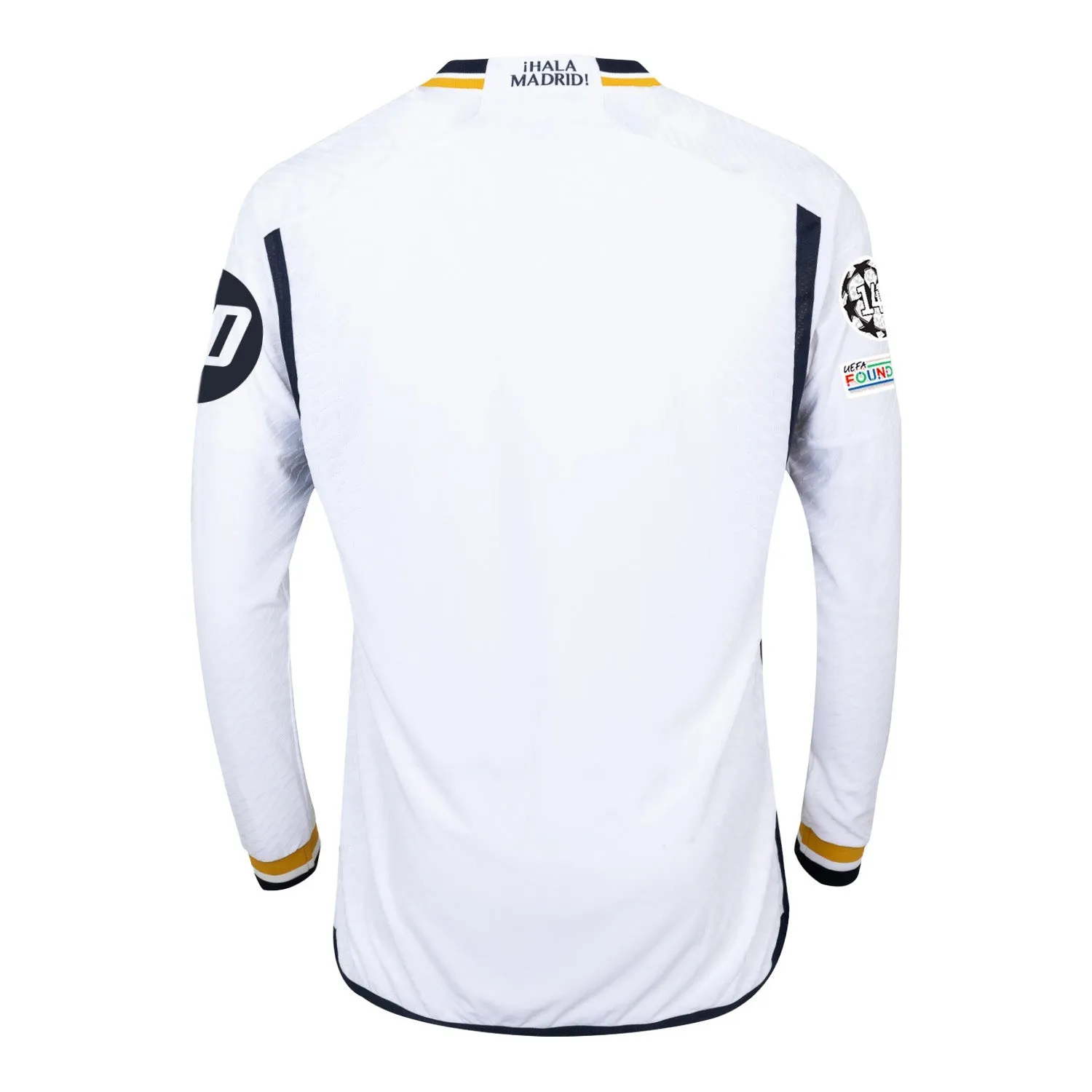 Camiseta Authentic Manga Larga Hombre Primera Equipación Blanca 23/24