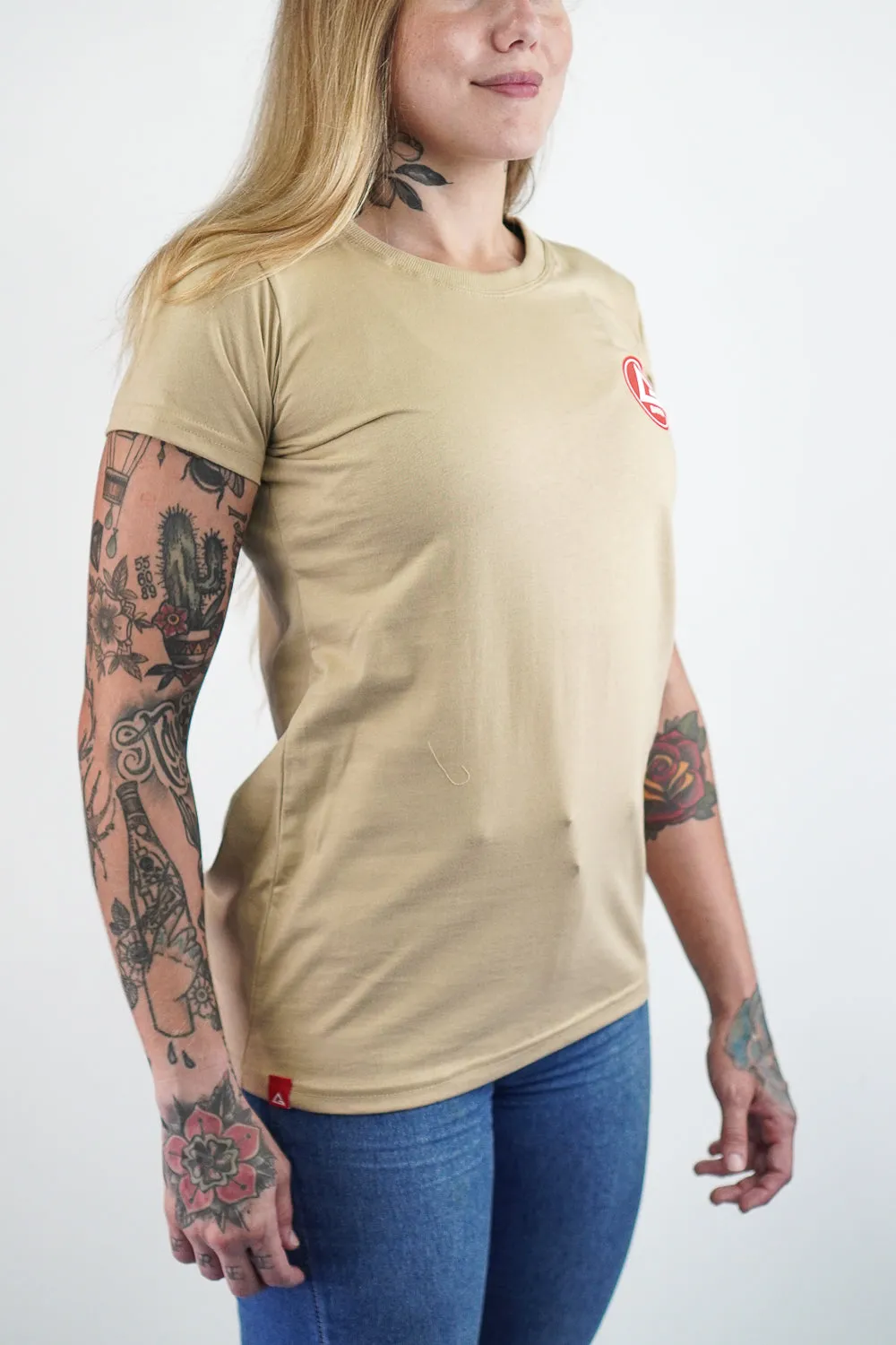 Camiseta RS feminina - Bege