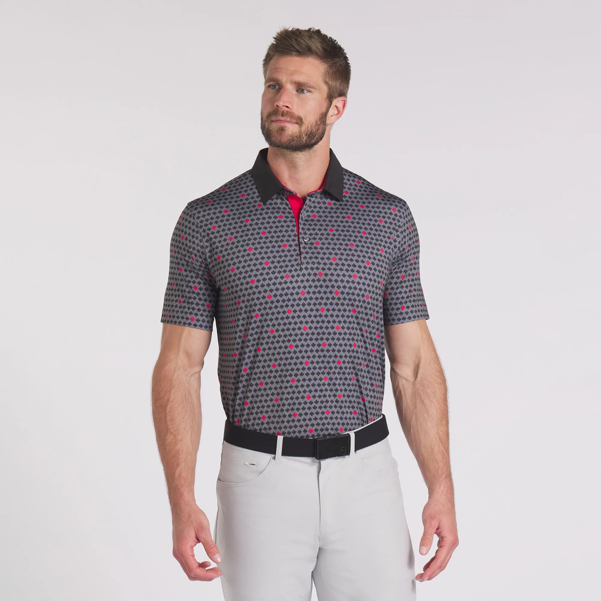 Canada Maple AOP Golf Polo