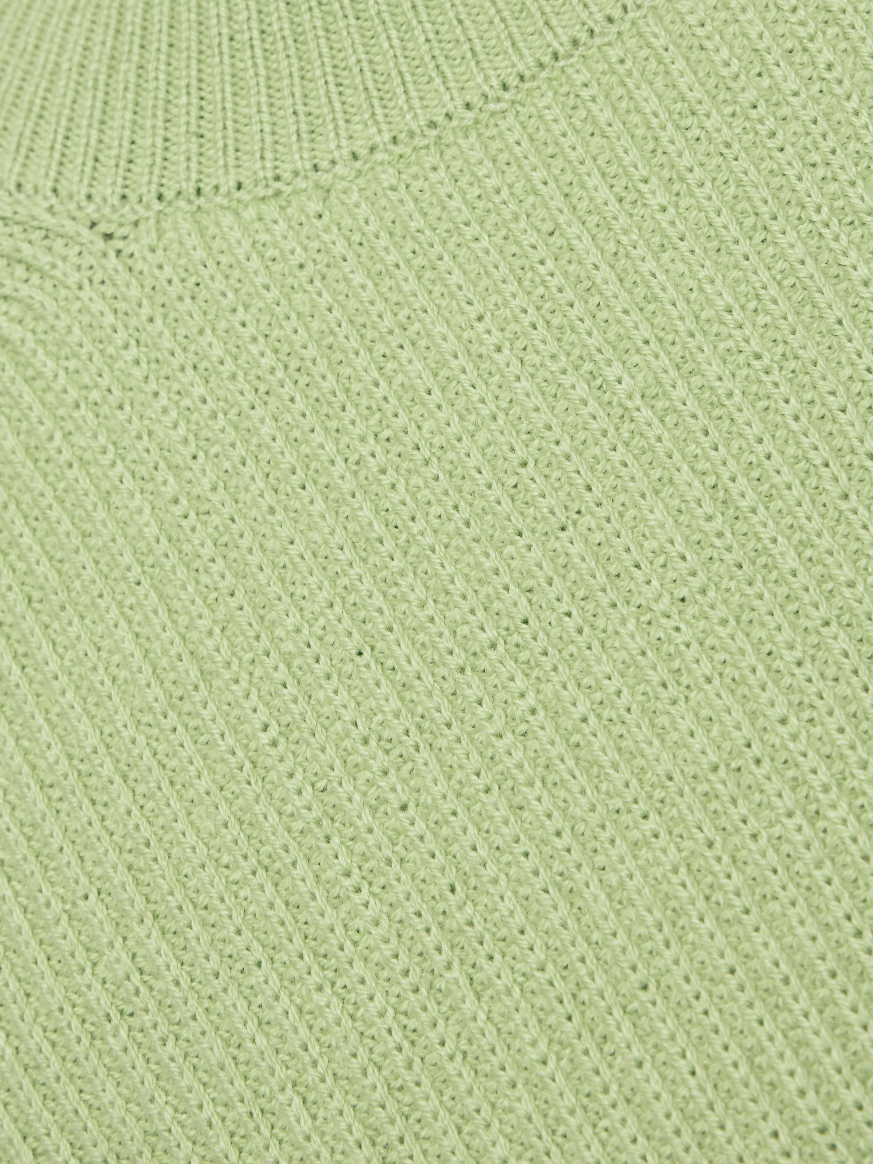 Cotton Blend Crew Tank | Pistachio