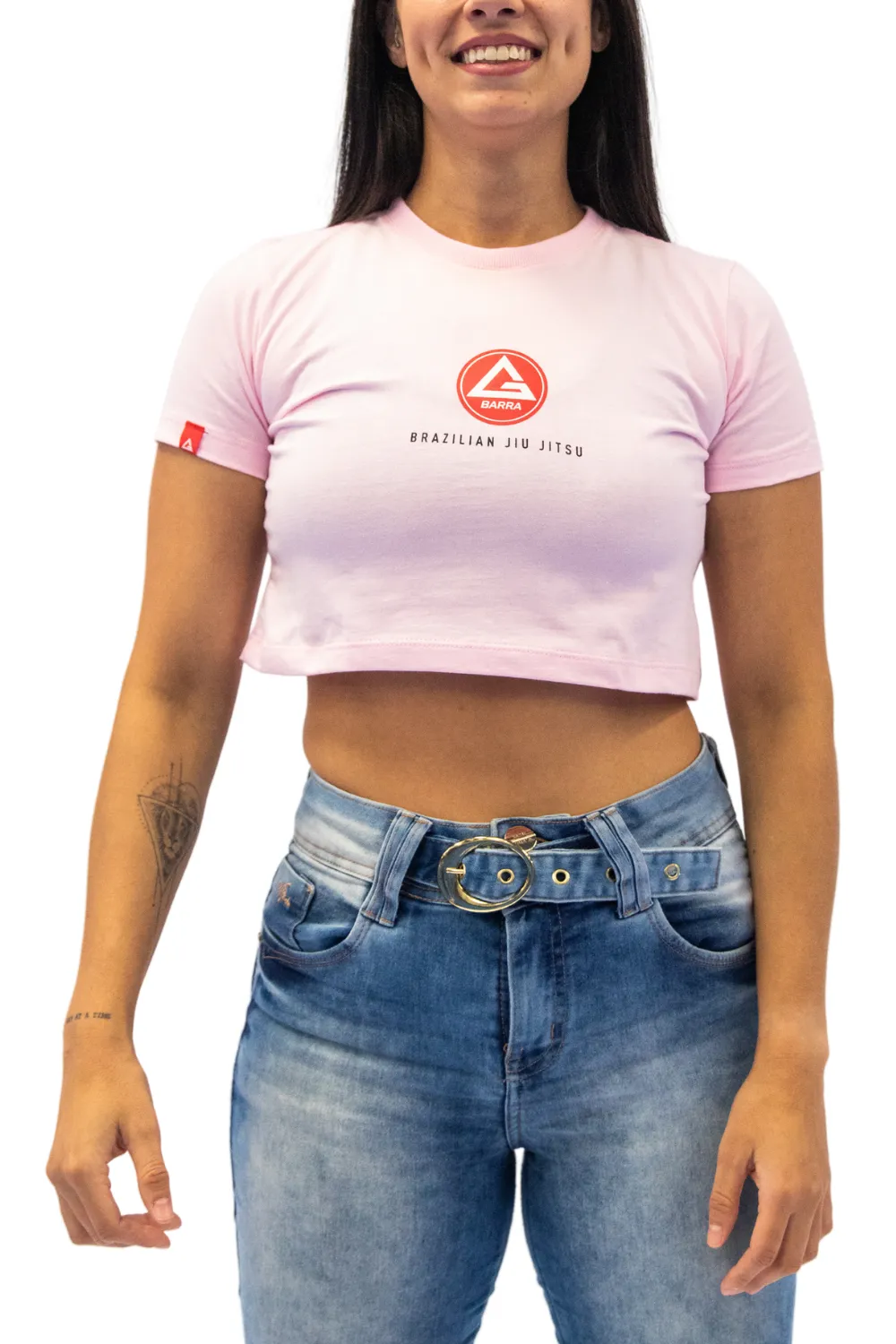 Cropped Red Shield Feminino - Rosa