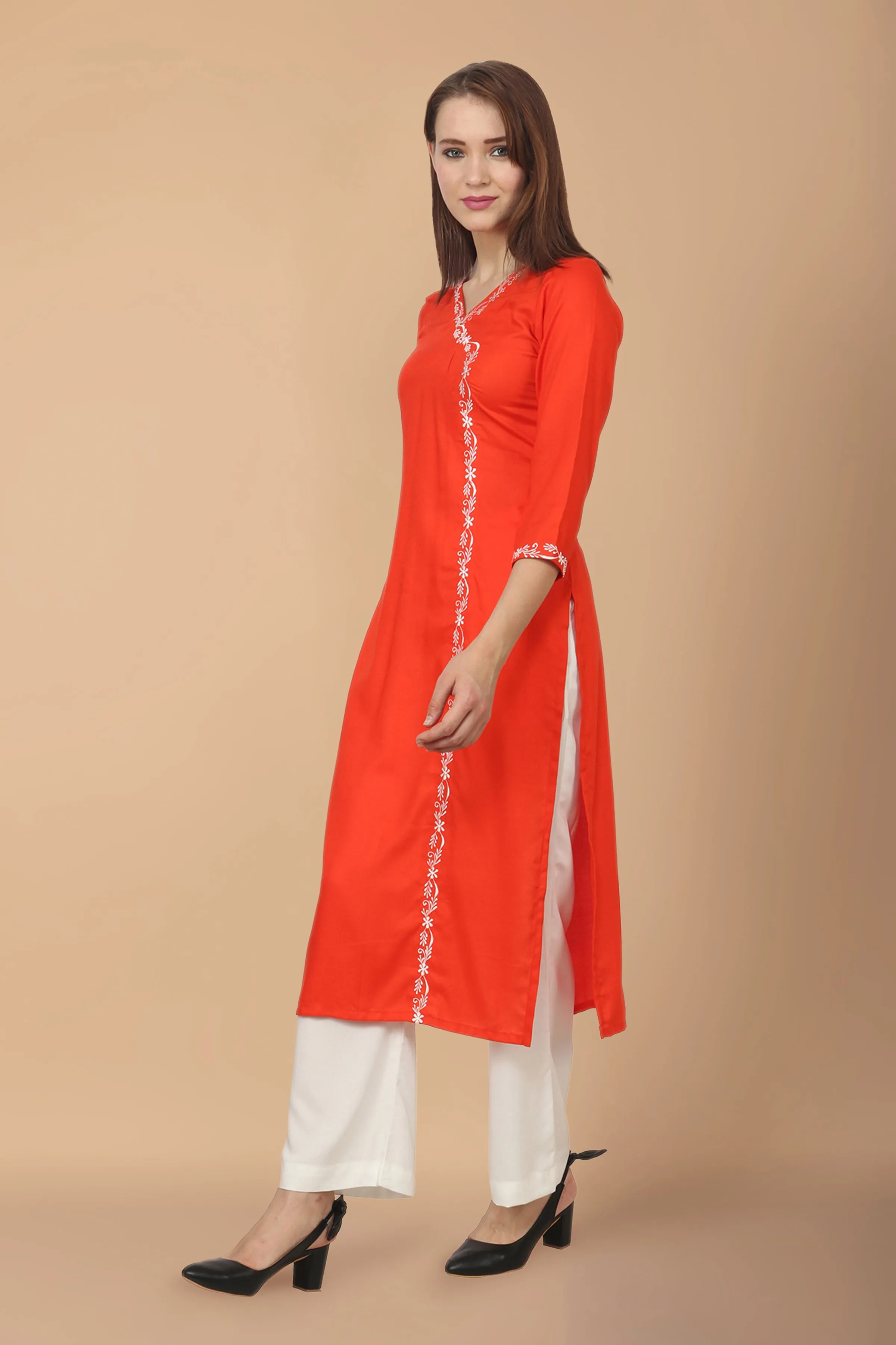 Detailed Angrakha Kurta