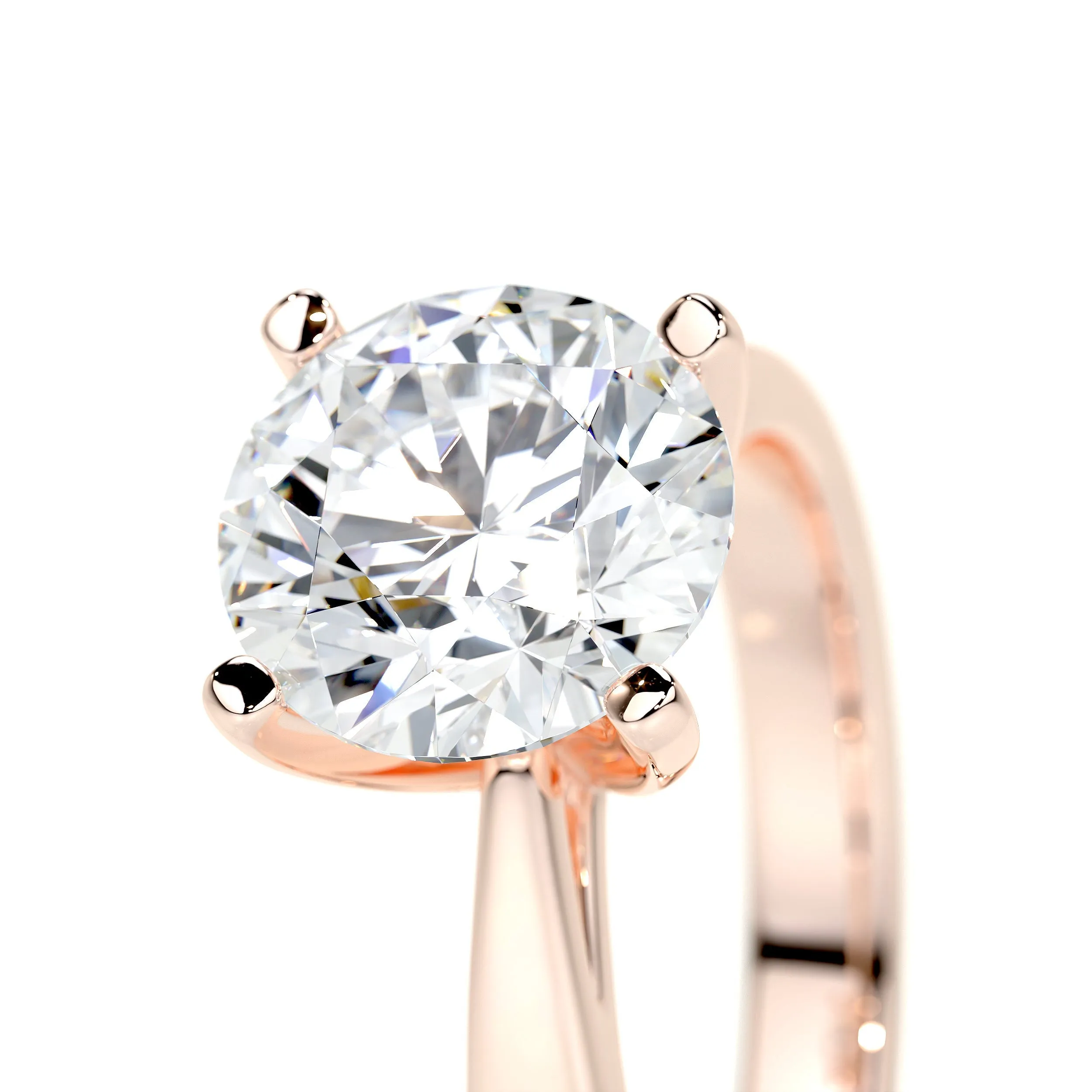 Diana Lab Grown Diamond Ring -14K Rose Gold