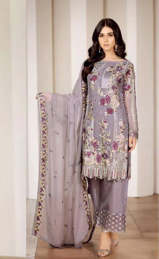 Eid Special Georgette Designer Heavy Embroidered Pakistani Style Dress