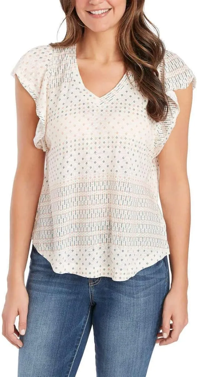 Ella Moss Women's Linen Blend Top