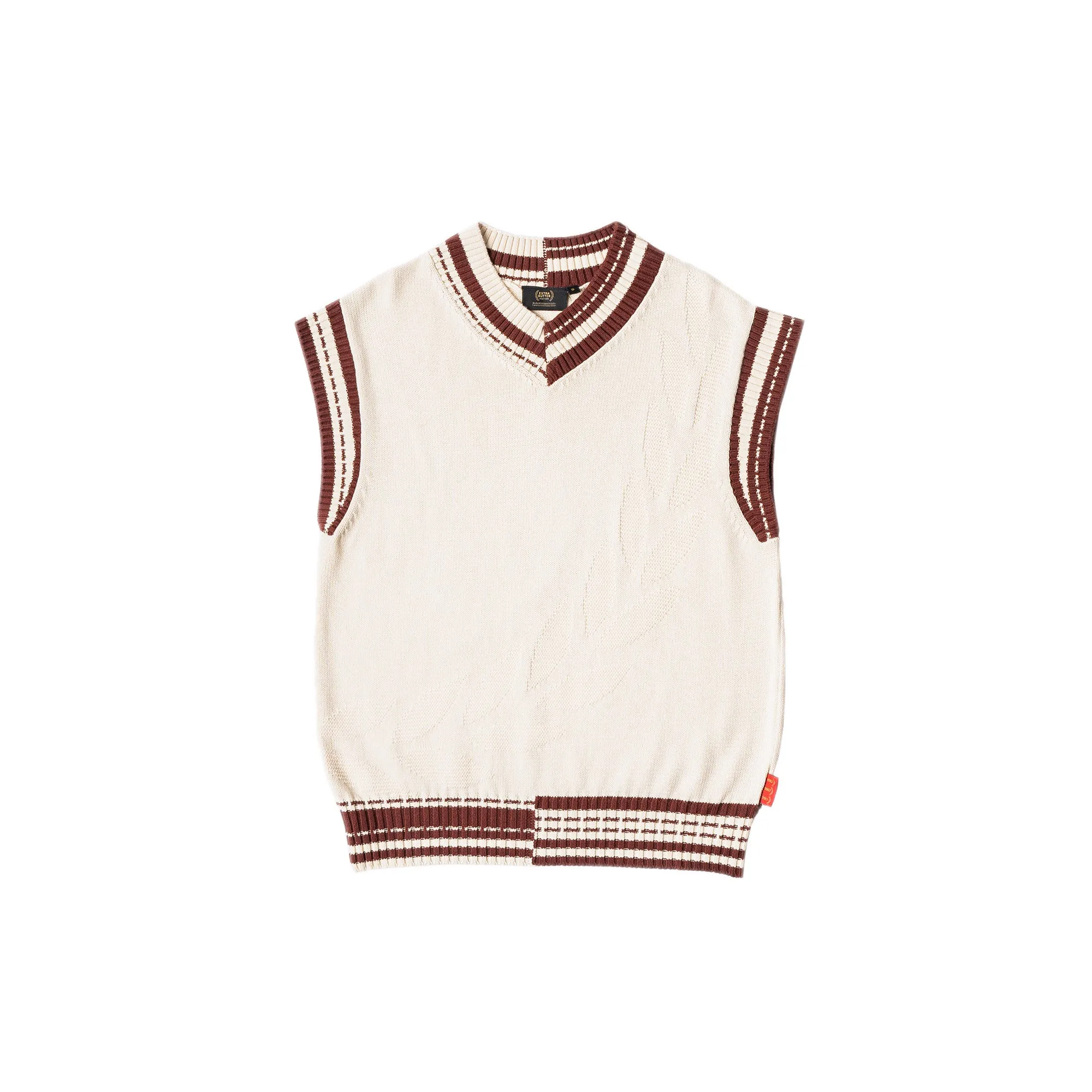 Extra Butter Cricket Club Cableknit Vest