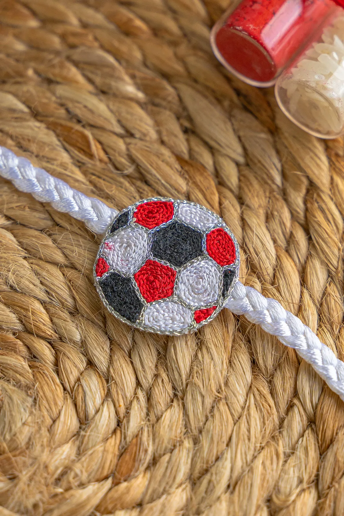 Football Embroidered Rakhi