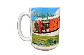 Greetings From Nebraska Coffee Mug