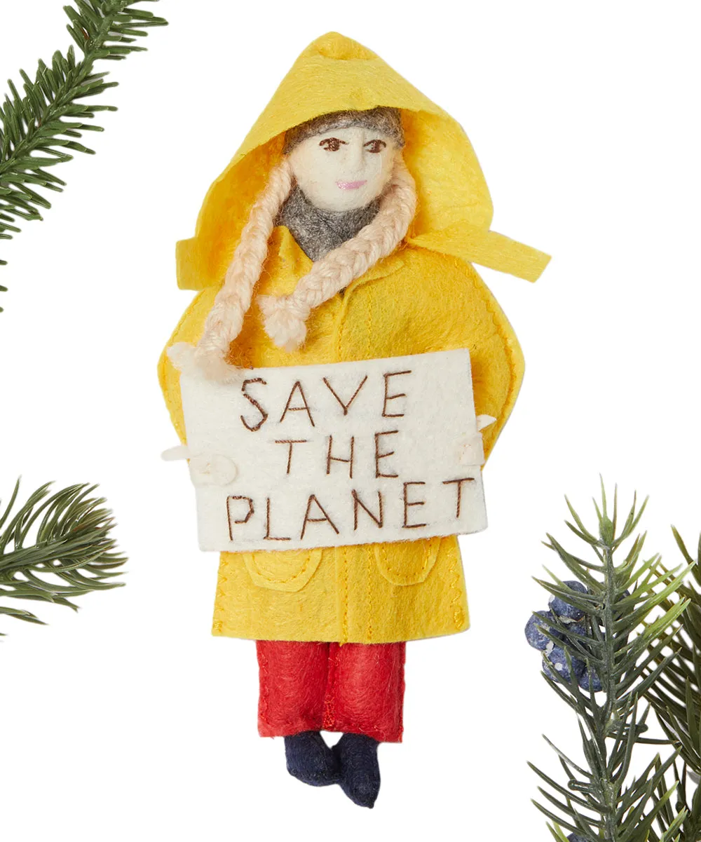 Greta Thunberg Ornament