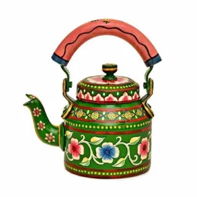 Handmade Tribal Kaushalam Teapot: Floral