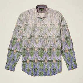 Inserch Ombre Paisley Print Shirt 2339-126 Purple