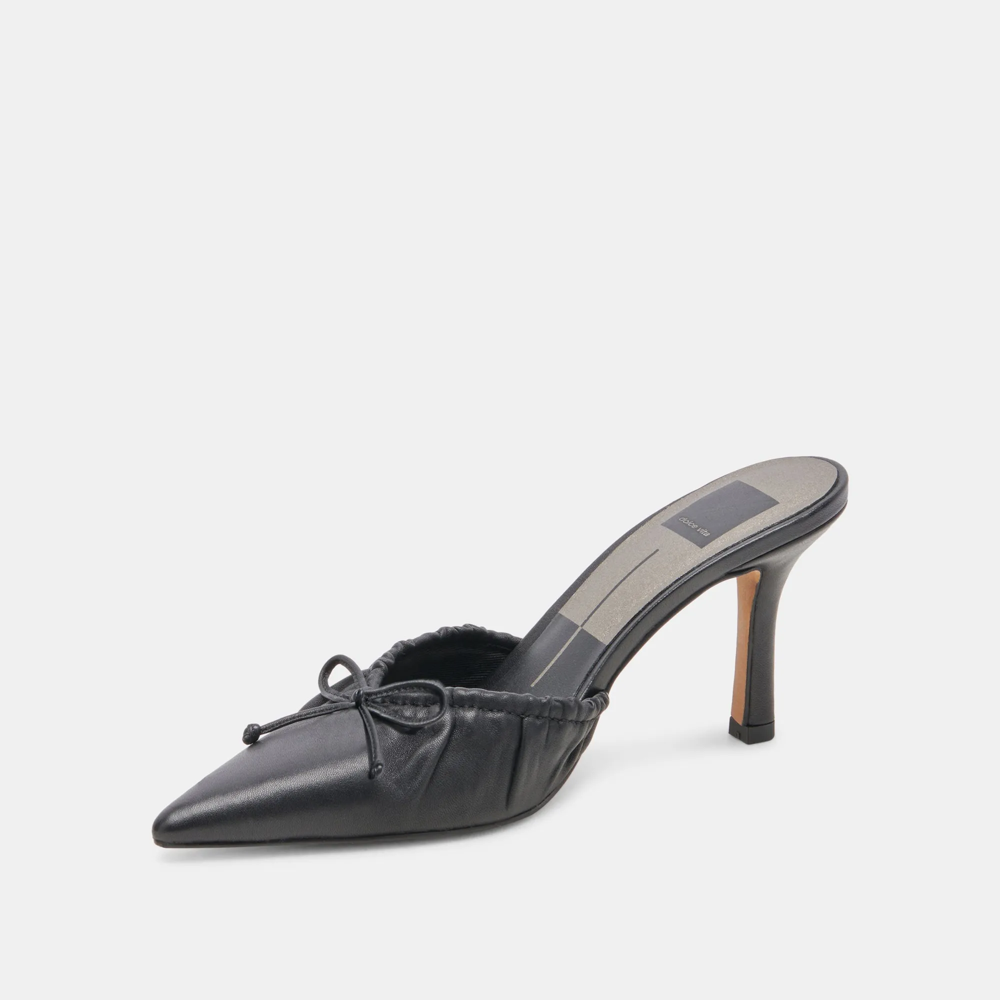 KAIRI HEELS BLACK LEATHER