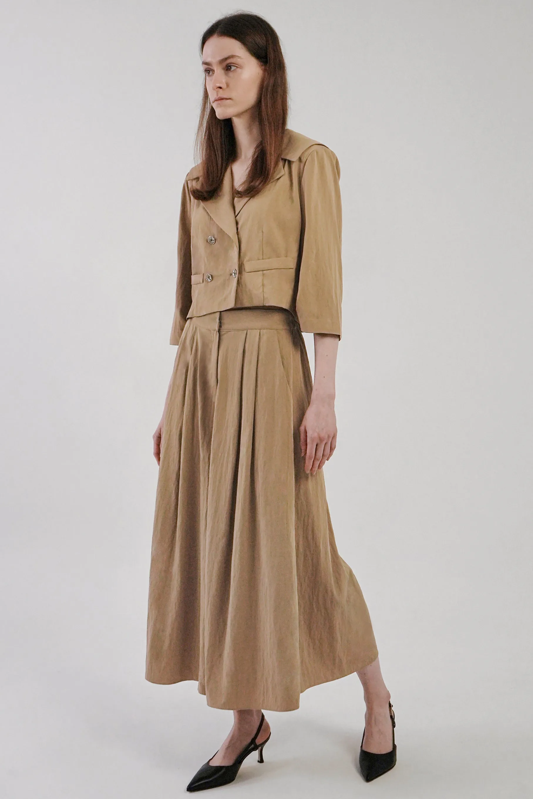 Karina Wide Pants, Brown