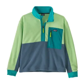 Kids Microdini 1/2 Zip fleece shirt - 100% recycled polyester