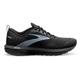 Men's Brooks Revel 6, Black/Blackened Pearl/Grey, 7 D Medium