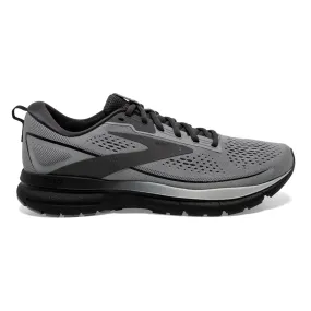 Men's Brooks Trace 3, Grey/Black/Ebony, 11 2E Wide