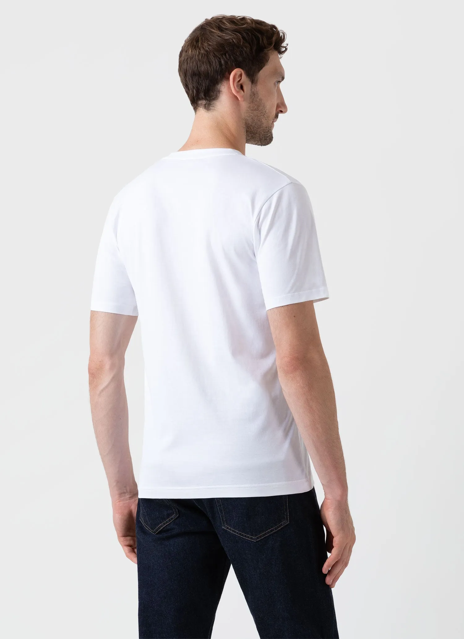 Men's Riviera V-neck T-shirt in White