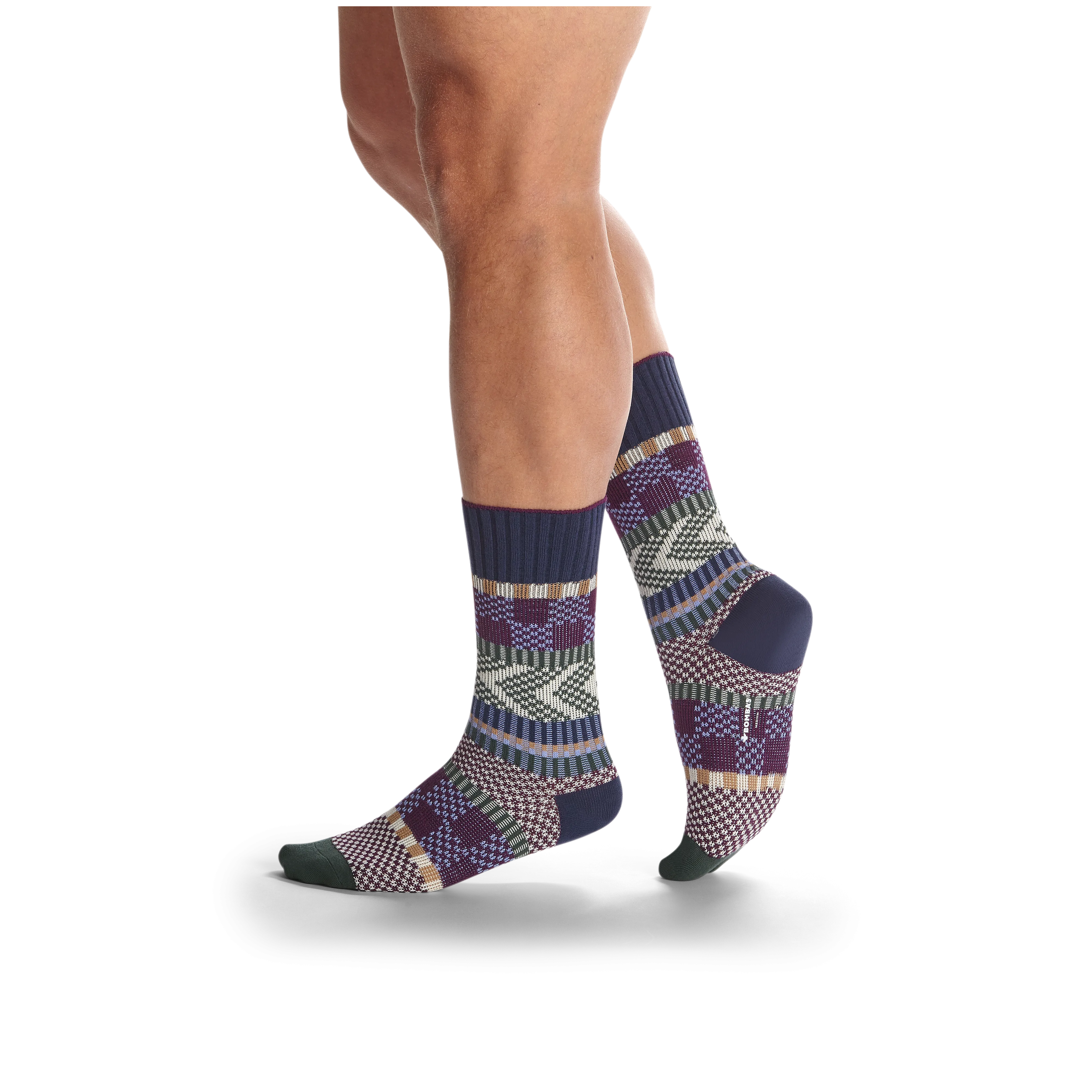 Men's Textured Lightweight Calf Socks