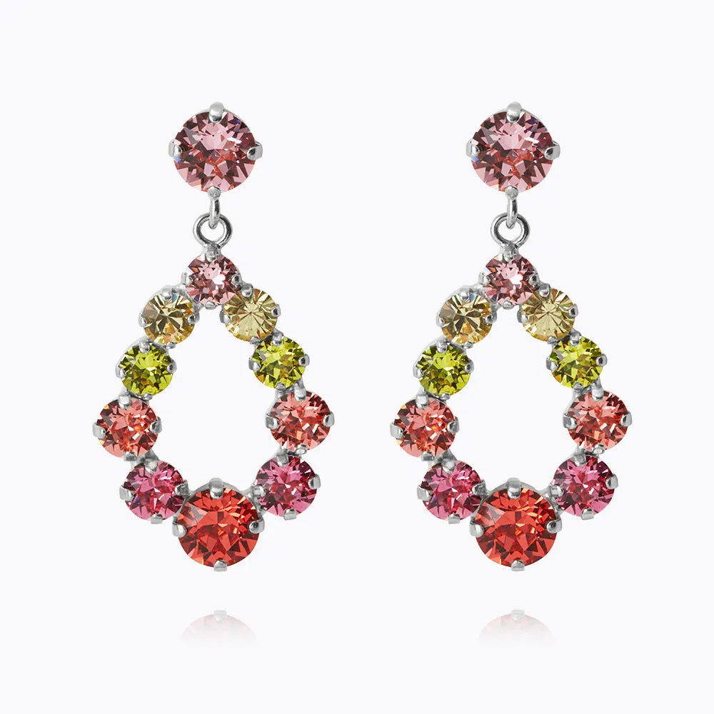 Mini Delia Earrings / Tropicana Combo