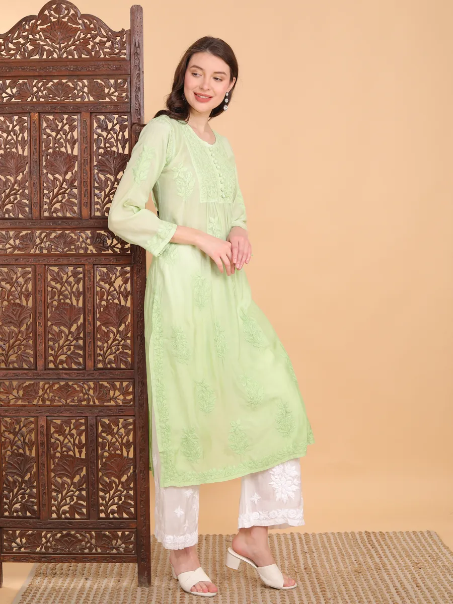 Nayab Nyra Cut Chikankari Kurti