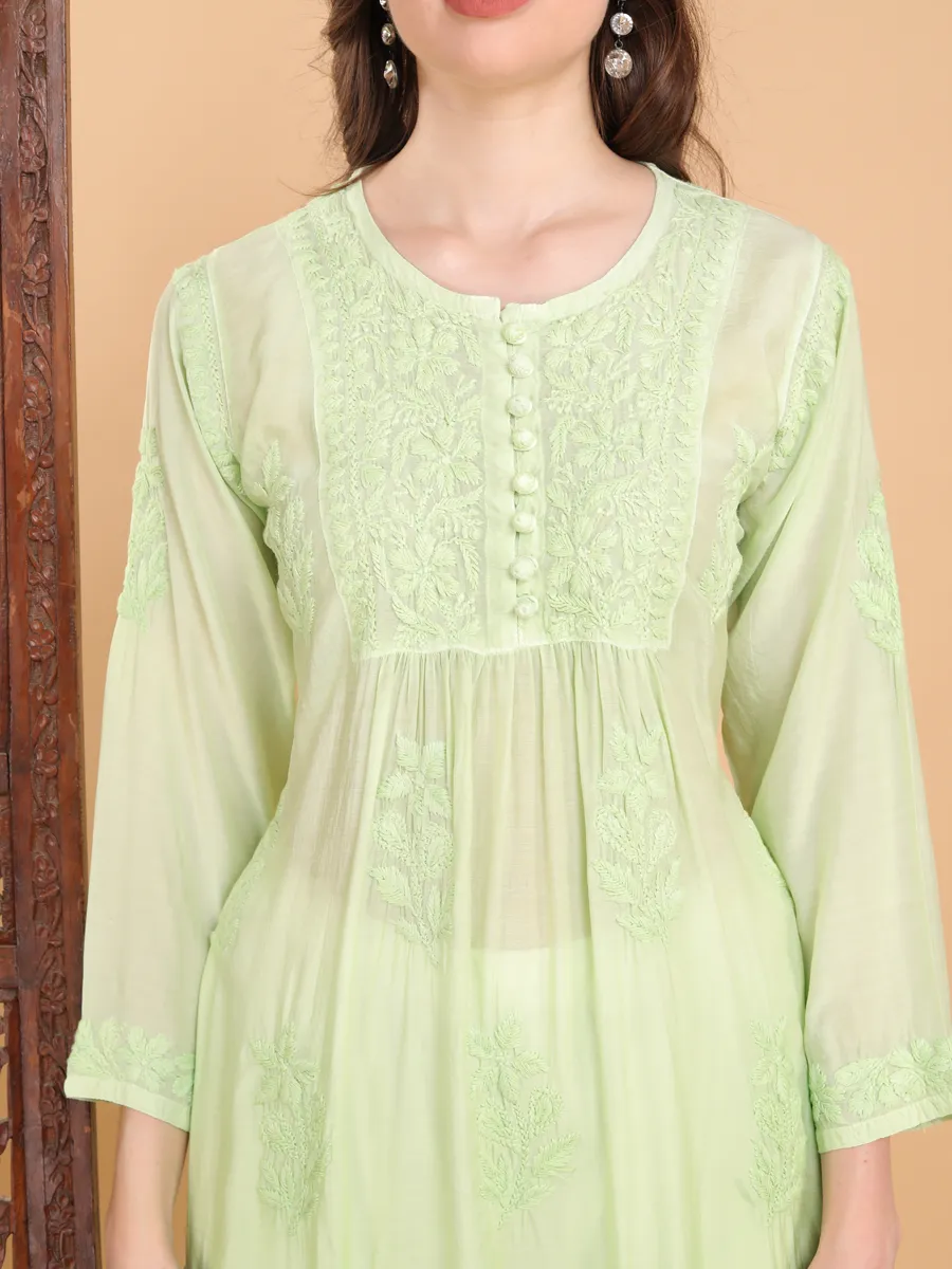 Nayab Nyra Cut Chikankari Kurti