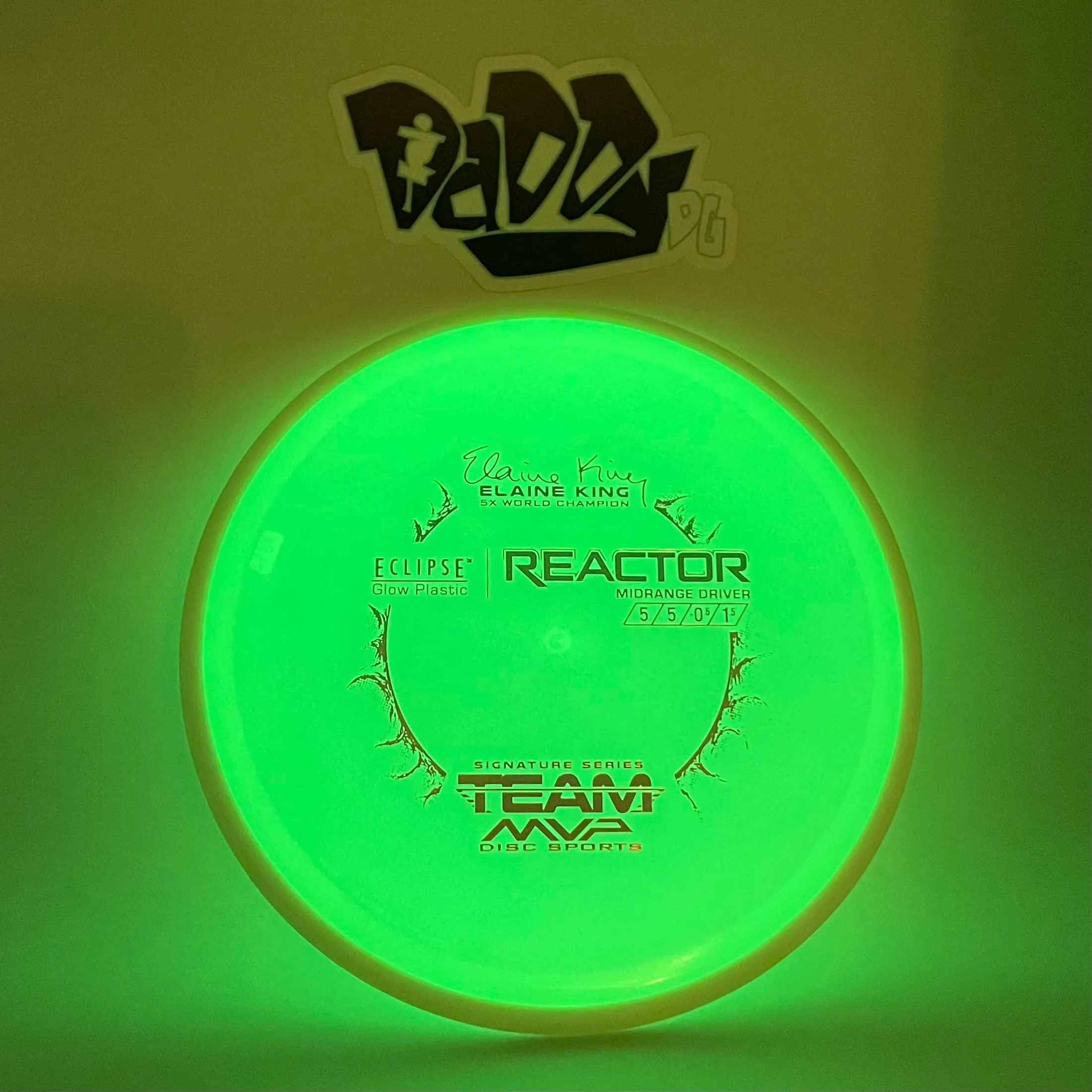 ***NEW MVP Eclipse 2.0 GLOW Reactor Christmas Bear MVP Team Stamped Midrange