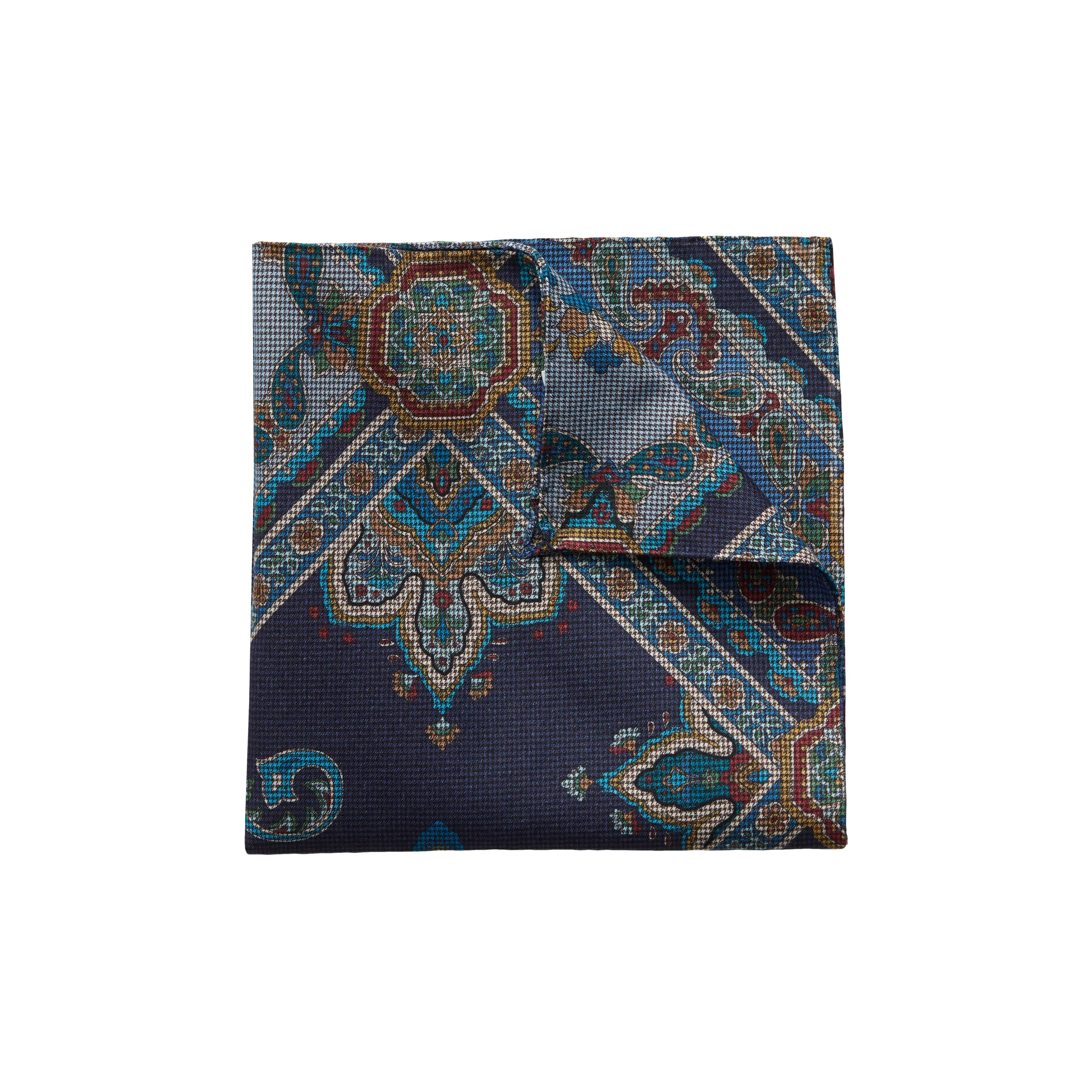 Paisley Print Pocket Square