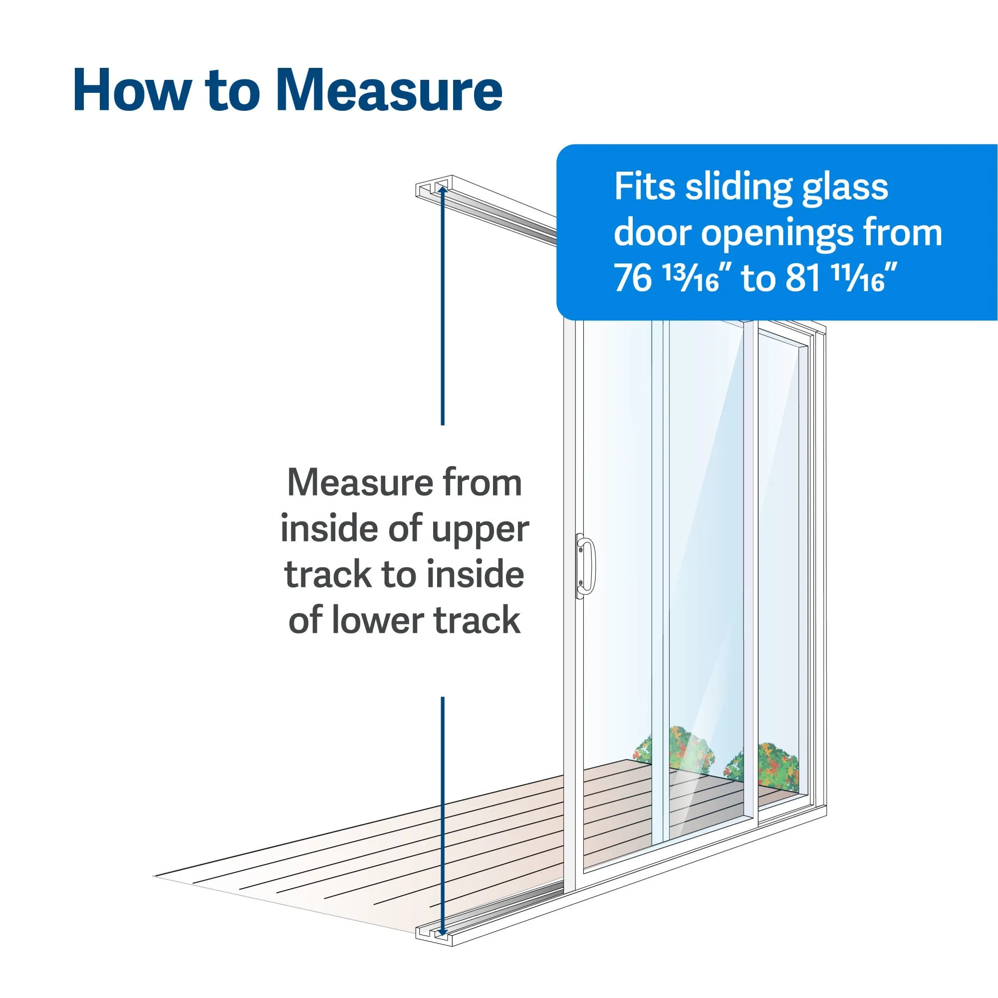 PetSafe Sliding Glass Pet Door, 2-Piece, Large