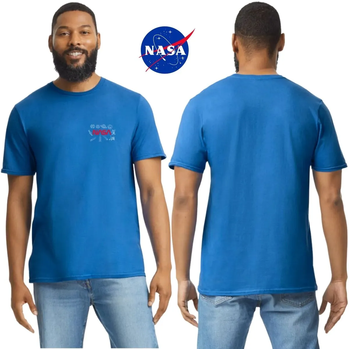 Playera Deportiva Hombre Nasa Espacio Escudo